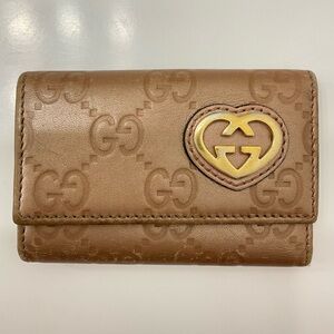 Gucci Guccissima Leather 6-Key Holder Wallet